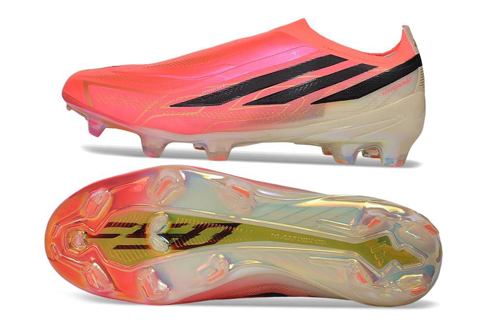 Pink wc laceless adidas F50