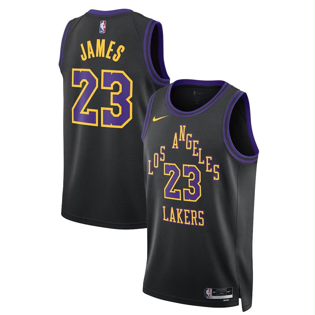 Black Lakers Nba Ishirt