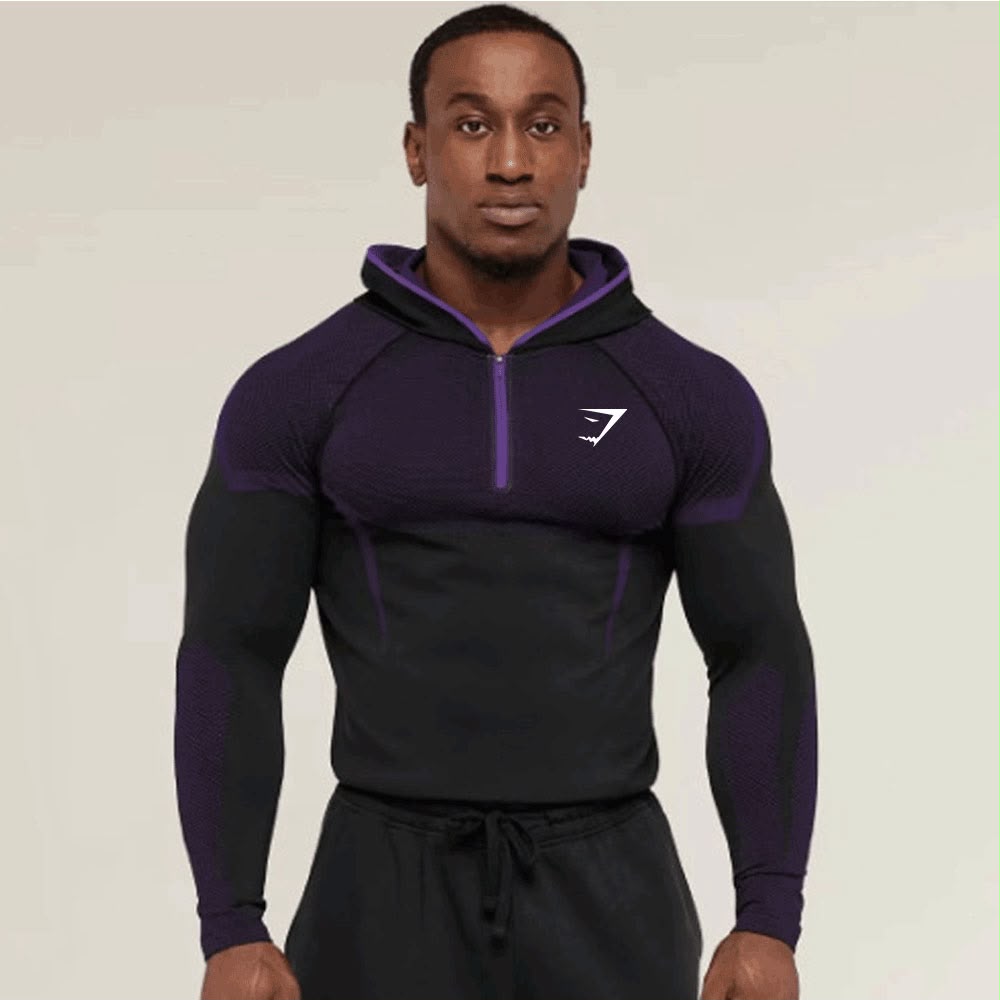 Gym shark zip Mauve
