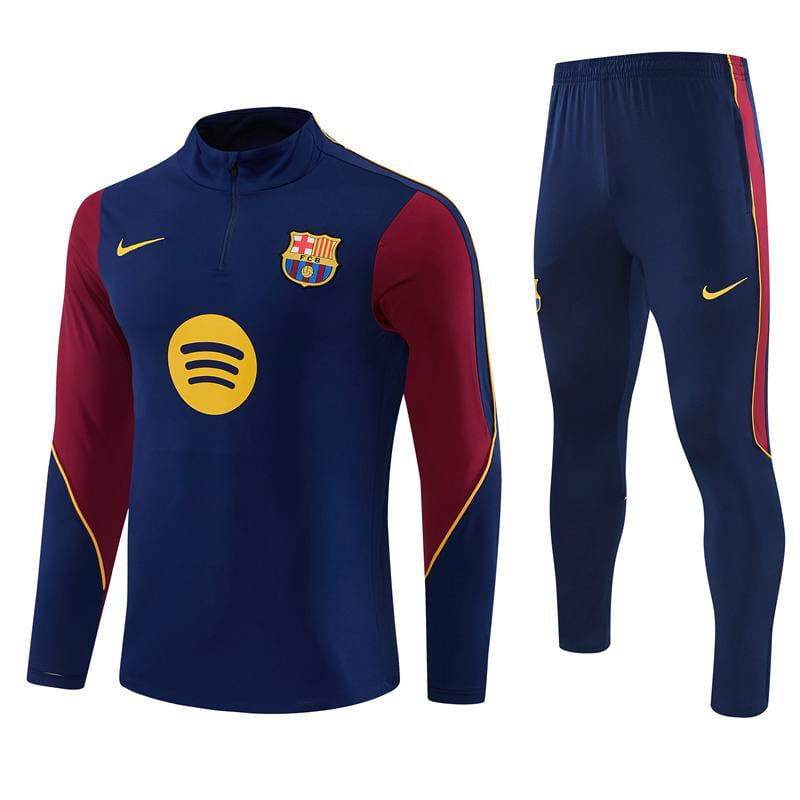 Barcelona  TrackSuit Navy