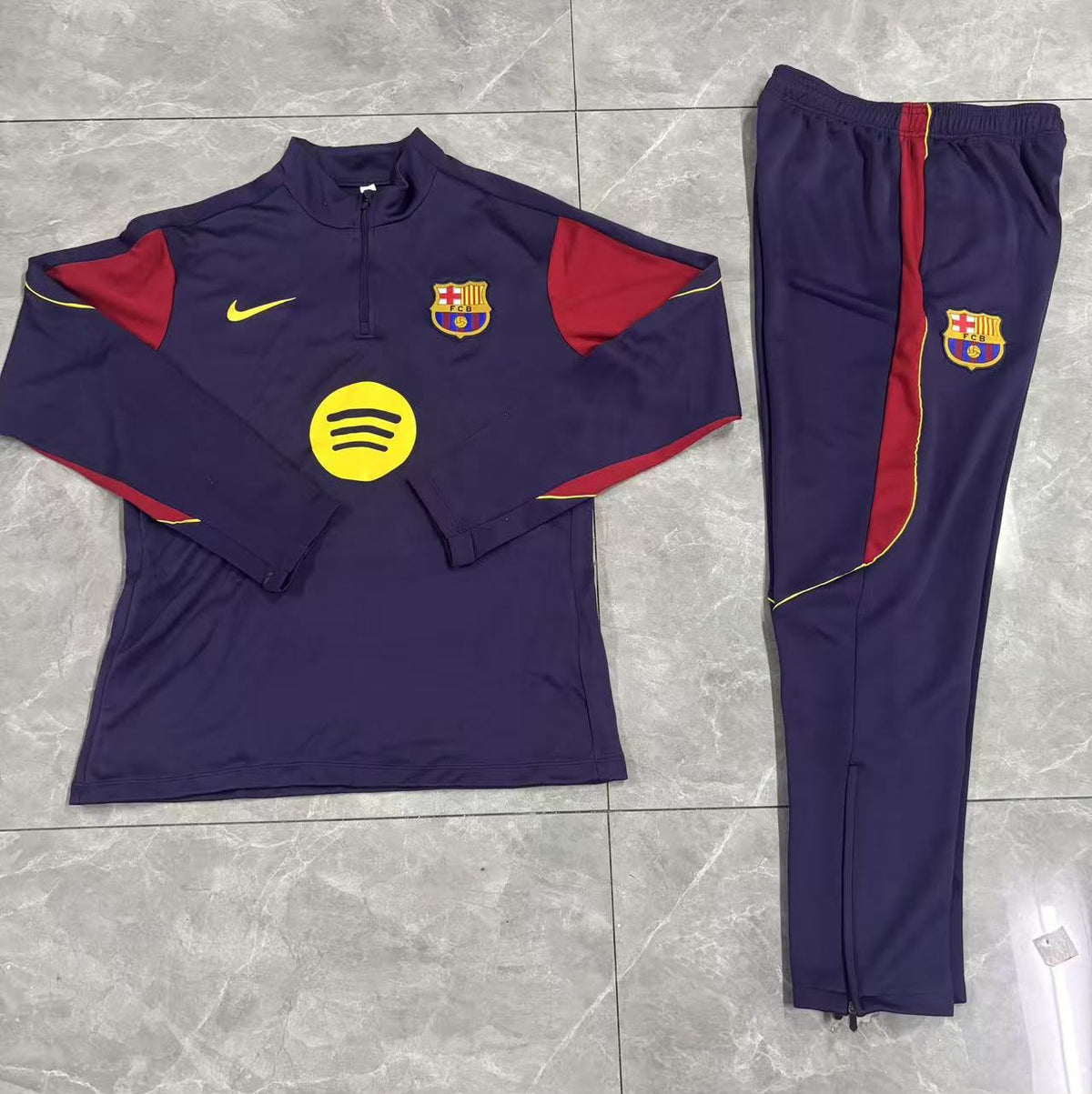 Barcelona training TrackSuit Navy