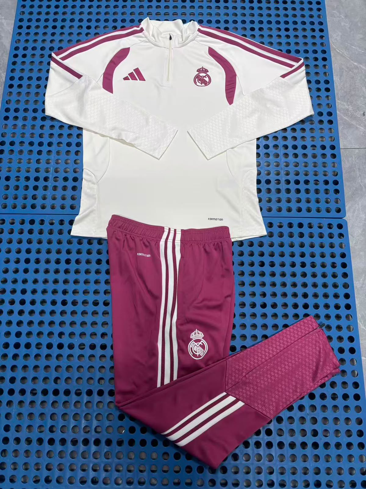 Real madrid training TrackSuit White