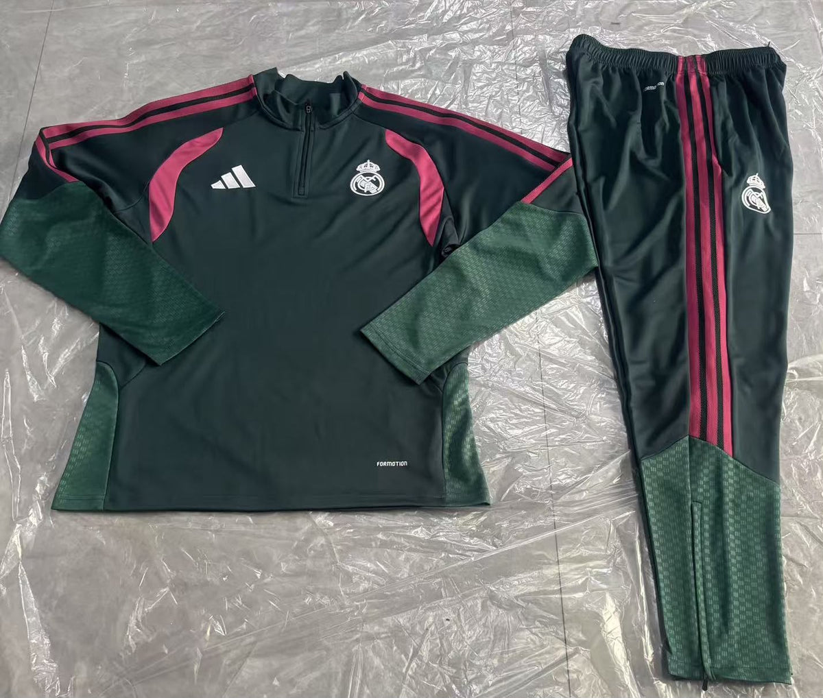 Real madrid training TrackSuit Green